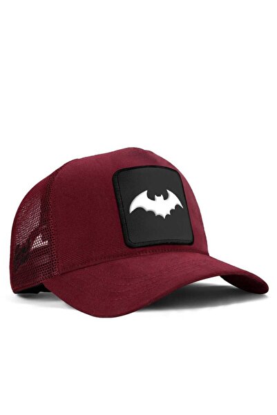 BlackBörk Bat Logo Burgundy Trucker Hat