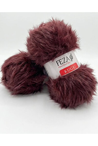 Feza مجموعة خيوط محبوكة من الفرو الناعم مكونة من 4 قطع - ناعمة، كثيفة، مناسبة...