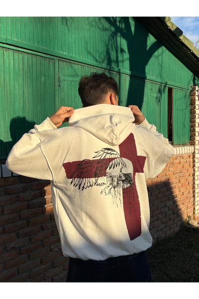 XPUPPETWEAR Unisex Φούτερ με στάμπα σε μεγάλο μέγεθος