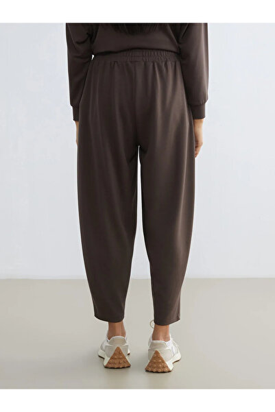 LC Waikiki Brown Elastic Waist Women's Sweatpants