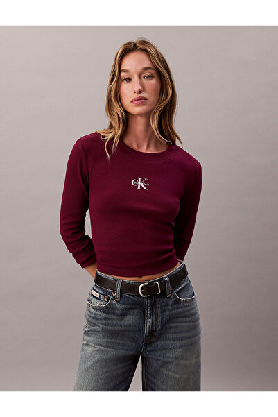 Calvin Klein Monologo Long Sleeve Baby Tee