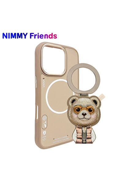 Nimmy حافظة متوافقة مع آيفون 16 برو ماكس مع حامل ماج سيف قابل للتبديل ثلاثي ا...