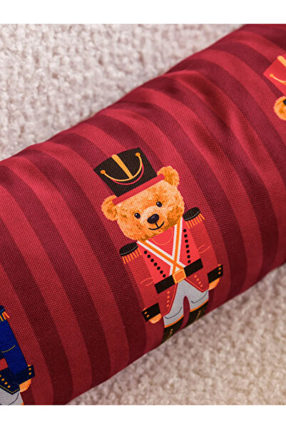 LC Waikiki Teddy Bullet Soldier Printed Long Throw Pillow