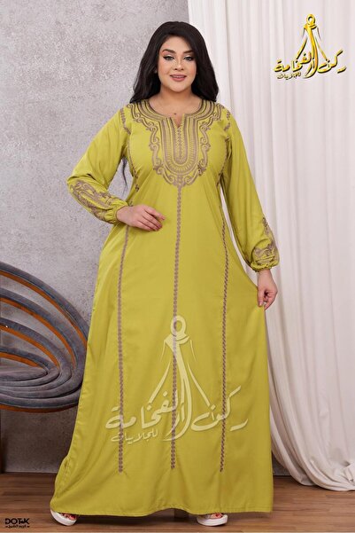 Generies A cotton abaya made from lightweight natural cotton fabric with a be...