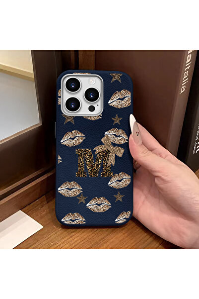 Hontinga iPhone 15 Pro Max Compatible Phone Case Leather Texture Anti Fall So...