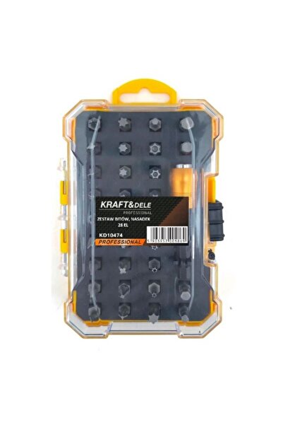 Kraft&dele Set de biți cu adaptor, Kraft&Dele, 25 mm, 28 de bucăți