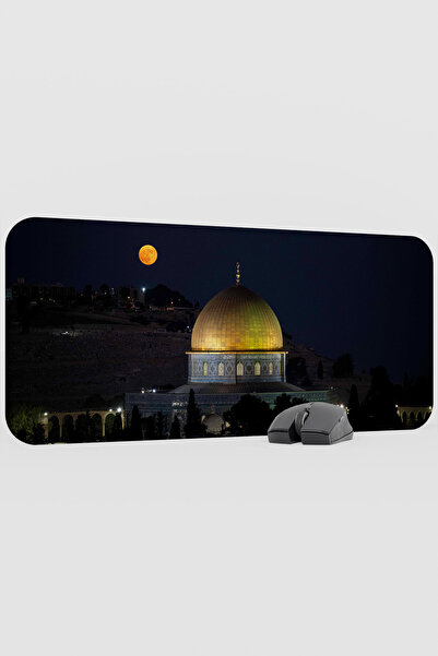 mousepad bastir Palestine Jerusalem Al-Aqsa Mosque V1 70X30 XL Gaming Rubber ...
