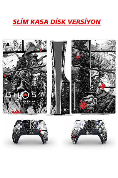 EVCİ STİCKER MARKET Ghost Of Tsushima Playstation 5 & Dualsense Sticker Kapla...