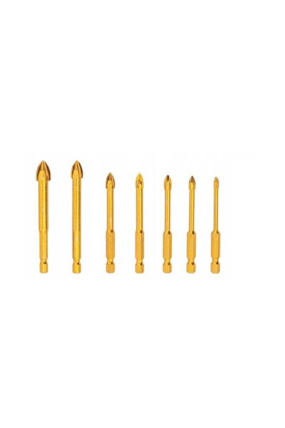 Kraft&dele Burghie pentru sticlă, Kraft&Dele, KD11250, 7 buc, HEX 1/4"