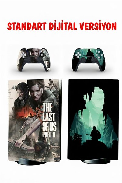 EVCİ STİCKER MARKET The Last Of Us Part II Playstation 5 Sticker Kaplama Seti