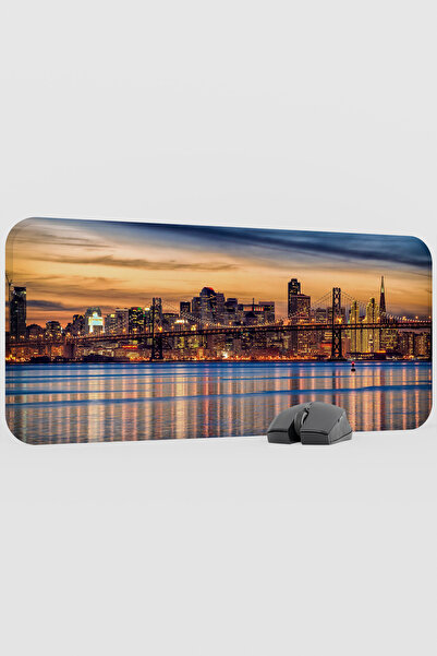 mousepad bastir San Francisco California Usa 2 V2 70X30 XL Gaming Rubber Non-...