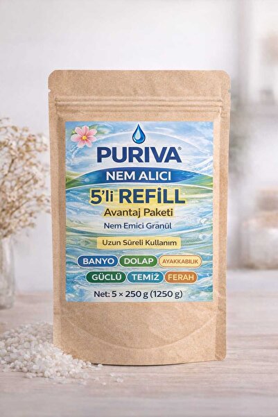 Nem Alıcı Refill 5’li Paket – Nem Emici Granül