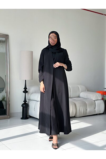 FR ABAYA LINE Black blazer abaya