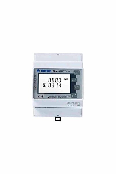 EASTRON Üç Fazlı Akıllı Sayaç -SDM630-MCT Smart 3PH Meter With CT-139