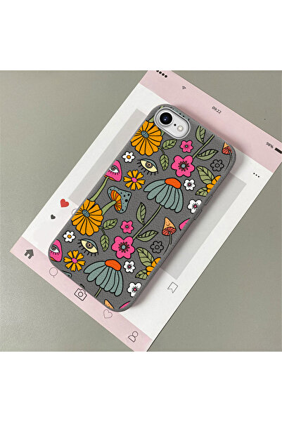 Hontinga For iPhone 7/8/Se 2020 2022 Compatible Leather Texture Anti Fall Sof...