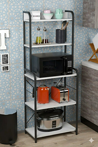 EVİMCE MOBİLYA Çok Amaçlı Dolap Mutfak Bangosu Fırın Dolabı Mikrodalga Fırın ...