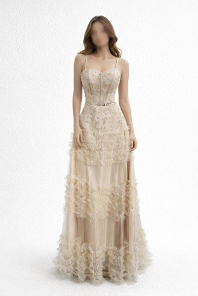 Shiladon Women's tulle evening dress