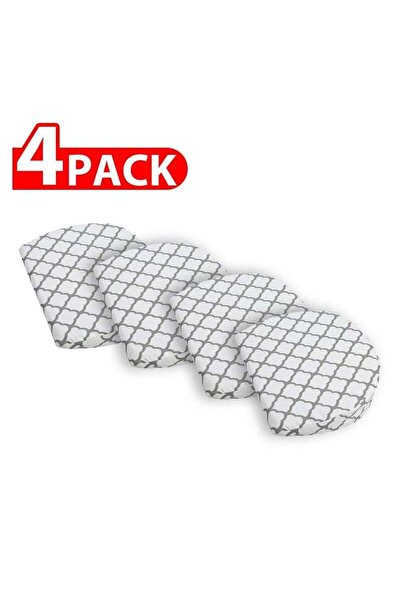 Margoun وسادة حمل إسفينية بيضاء - S2، عبوة من 4 قطع، لدعم البطن أثناء النوم