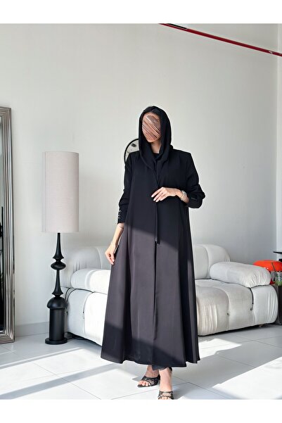 FR ABAYA LINE Black blazer abaya