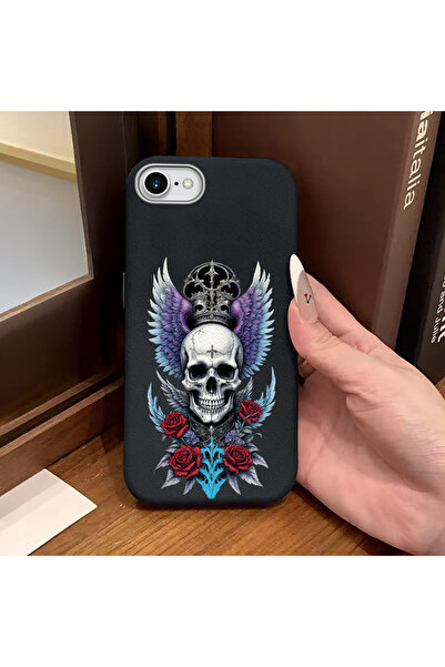 Hontinga Phone Case Compatible with iPhone 7/8/Se 2020 2022 Leather Texture A...