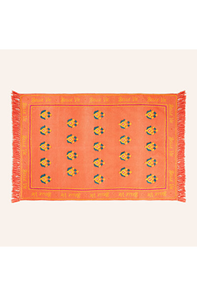 Zsa Zsa Zsu Rajna Pamuk Kilim 120x180 Cm Turuncu