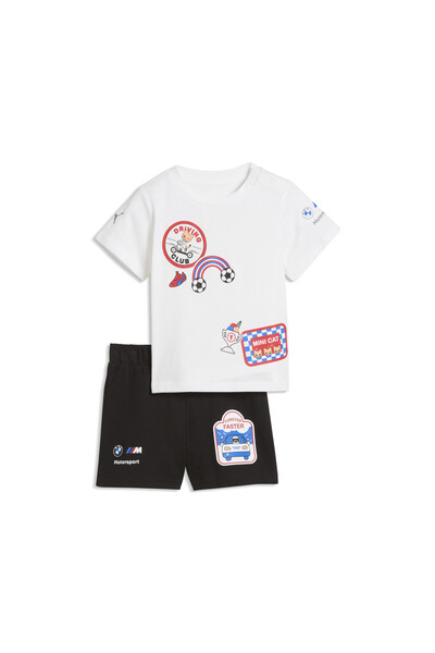 Puma BMW M MOTORSPORT Essentials T-Shirt und Shorts im Set