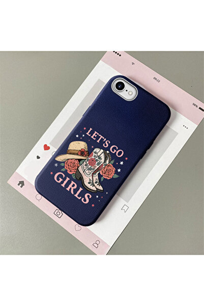 Hontinga iPhone 7/8/Se 2020 2022 Compatible Leather Texture Anti Fall Soft Si...