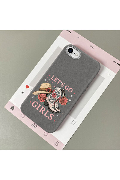 Hontinga iPhone 7/8/Se 2020 2022 Compatible Leather Texture Anti Fall Soft Si...