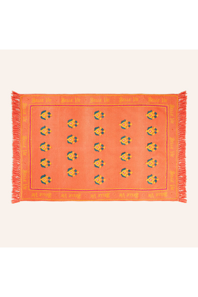 Zsa Zsa Zsu Rajna Pamuk Kilim 160x230 Cm Turuncu