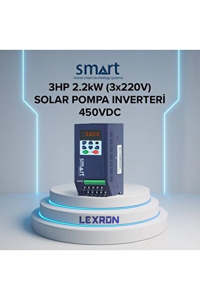 Lexron SMART - İnges 3 HP 2.2 KW 3x220 SOLAR POMPA İNVERTERİ - 220 Volt güneş...