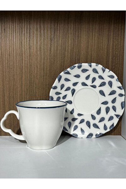 VELLON HOME PORSELEN 12 PARÇA 6 KİŞİLİK ÇAY FİNCAN SETİ
