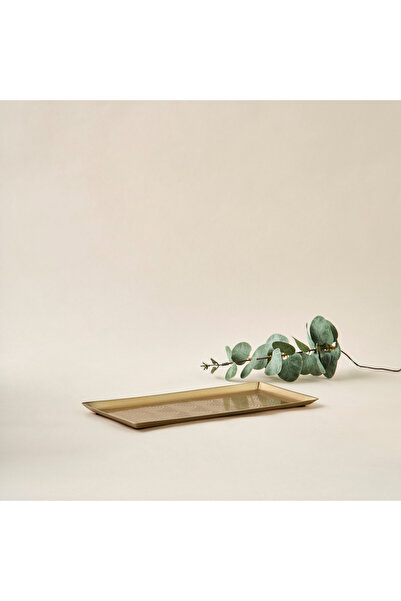 Lifestyle Metallic Etched Decorative Tray