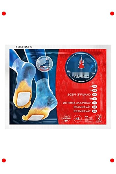 markentegra 5 أزواج من أغطية تدفئة القدمين ذاتية اللصق الطبيعية