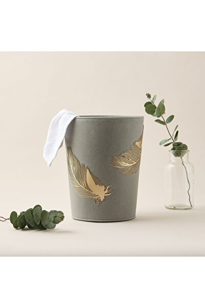 Lifestyle Feather Accent Waste Bin