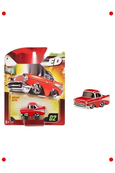 markentegra سيارة كلاسيكية قابلة للجمع موديل 1957 باللون الأحمر