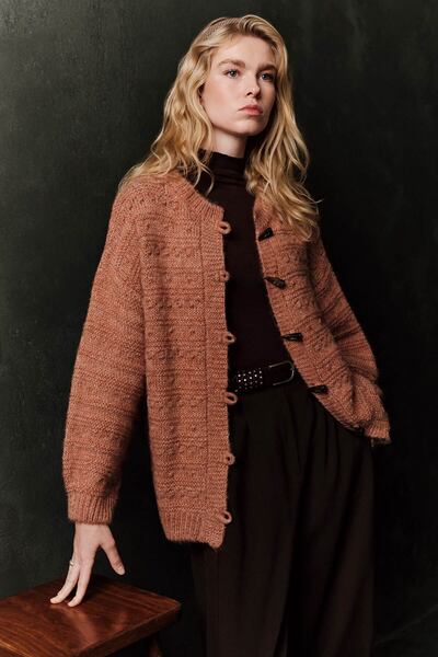 Manuka TRICOȚI CU BUTONI LARGI CARDIGAN TIGEL