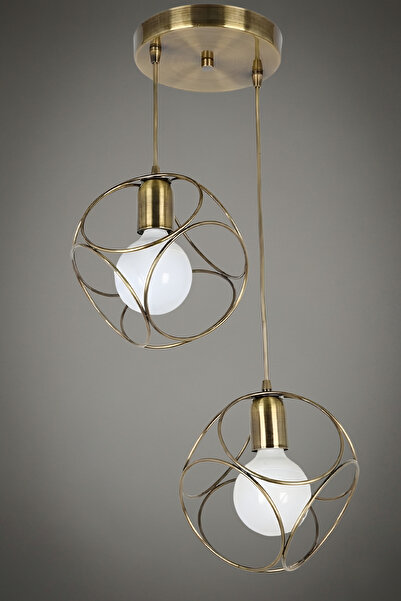 RONİSU AYDINLATMA Stillora 2'li Modern Sarkıt Avize