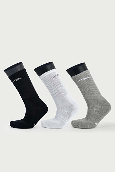 MARATON 3-Piece Men's White Socks