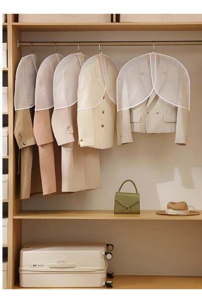 Generic 5 Pack Clear PEVA Clothes Dust Covers