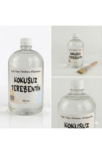 Lale Sanat Profesyonel Seri Kokusuz Terebentin 500 ml (Yağlı Boya Yardımcısı ...