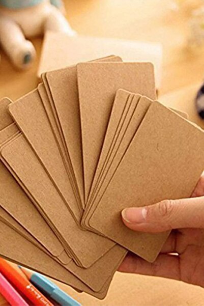 Dekorden Kraft Note Card 100 Pieces