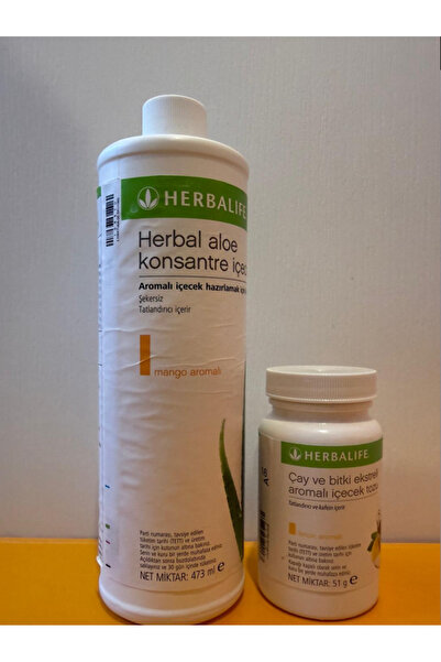 Herbalife Süper Paket herbal Aloe Içecek 473 Ml. Bitkisel Konsantre Çay 50 G