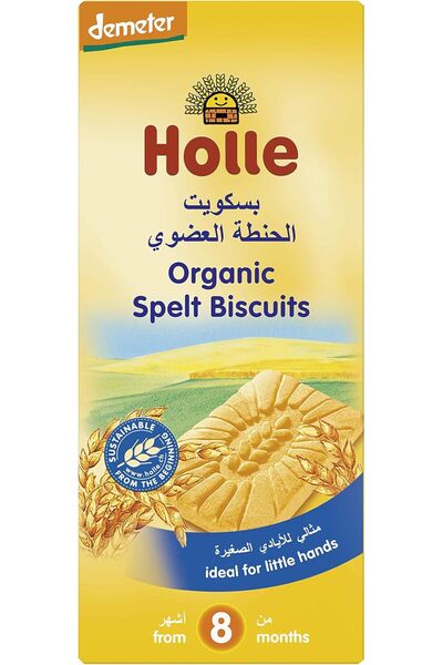 Holle بسكويت الحنطة العضوية، 150 غرام