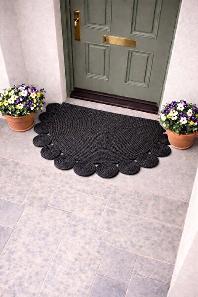 GNG Home Tekstil Half Moon D Doormat Front Door Mat Bath Mat Rug Carpet