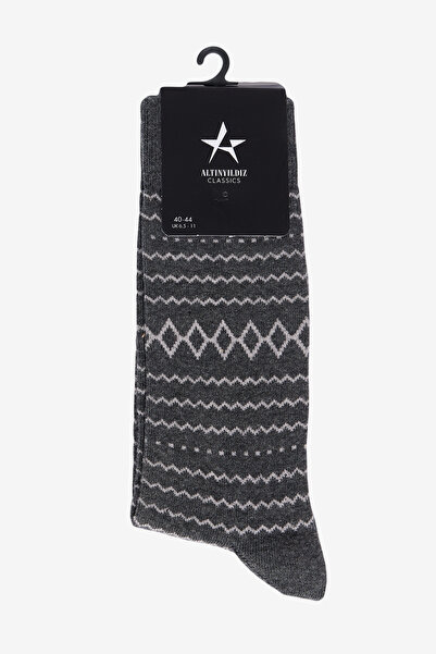 ALTINYILDIZ CLASSICS Green Patterned Socket Socks