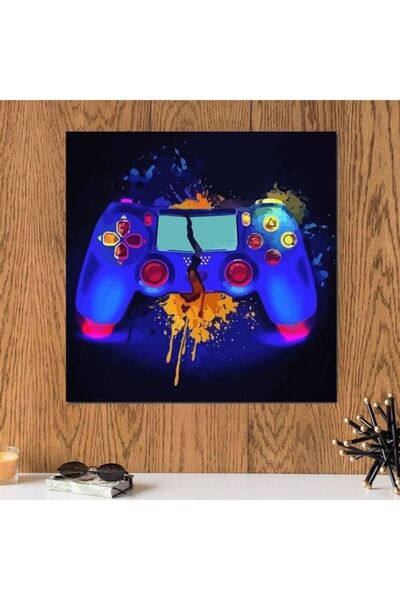 urbantrands لوحة جدارية متعددة الألوان بتصميم منطقة الألعاب، مقاس 33 × 33 سم