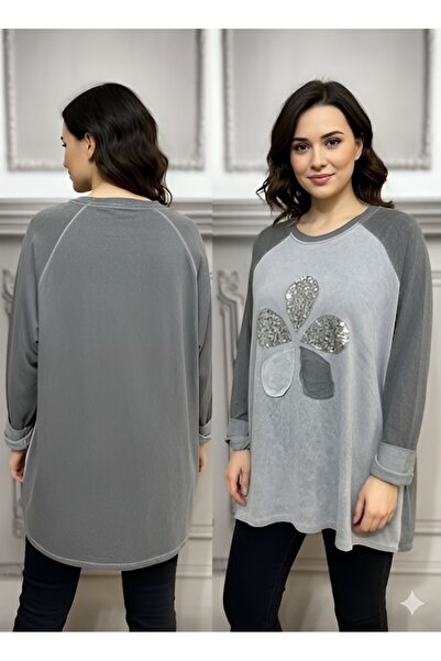 AGORATEKSTİL Women's Italian Daisy Pattern Front Nubuck Sleeve and Back Suede...