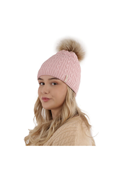 OEM Women's winter hat Xena, Pink color, Universal size 55-60