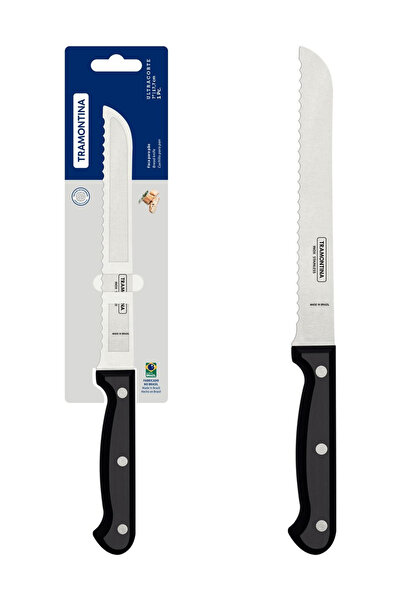 TRAMONTINA سكين خبز ألتراكورت 7 بوصات بشفرة من الفولاذ المقاوم للصدأ ومقبض من...
