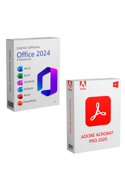MICROSOFT Licenta Office 2024 Professional Plus + Licenta Adobe Acrobat 2020,...